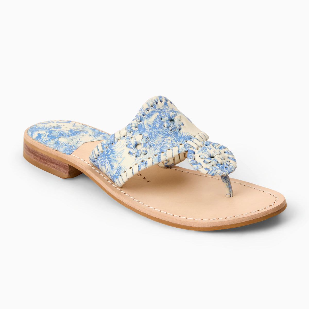 Original Jacks Sandal | Blue Toile