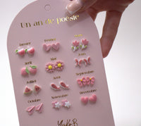 Stainless Steel Earrings - A Year of Pink Poetry