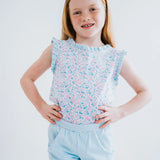 Girls Stella Floral Top