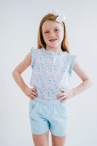 Girls Stella Floral Top