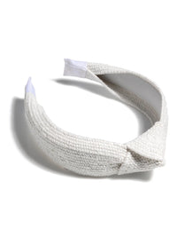 Knotted Woven Headband - Blue/Red/White