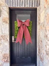 The Yuletide Tartan Bow