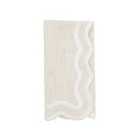 Scalloped Edge Cloth Napkin
