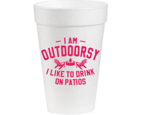 I'm Outdoorsy - 16oz Styrofoam Cups