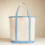 Nautical Print Everywhere Canvas Tote