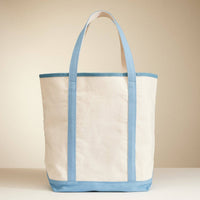Nautical Print Everywhere Canvas Tote