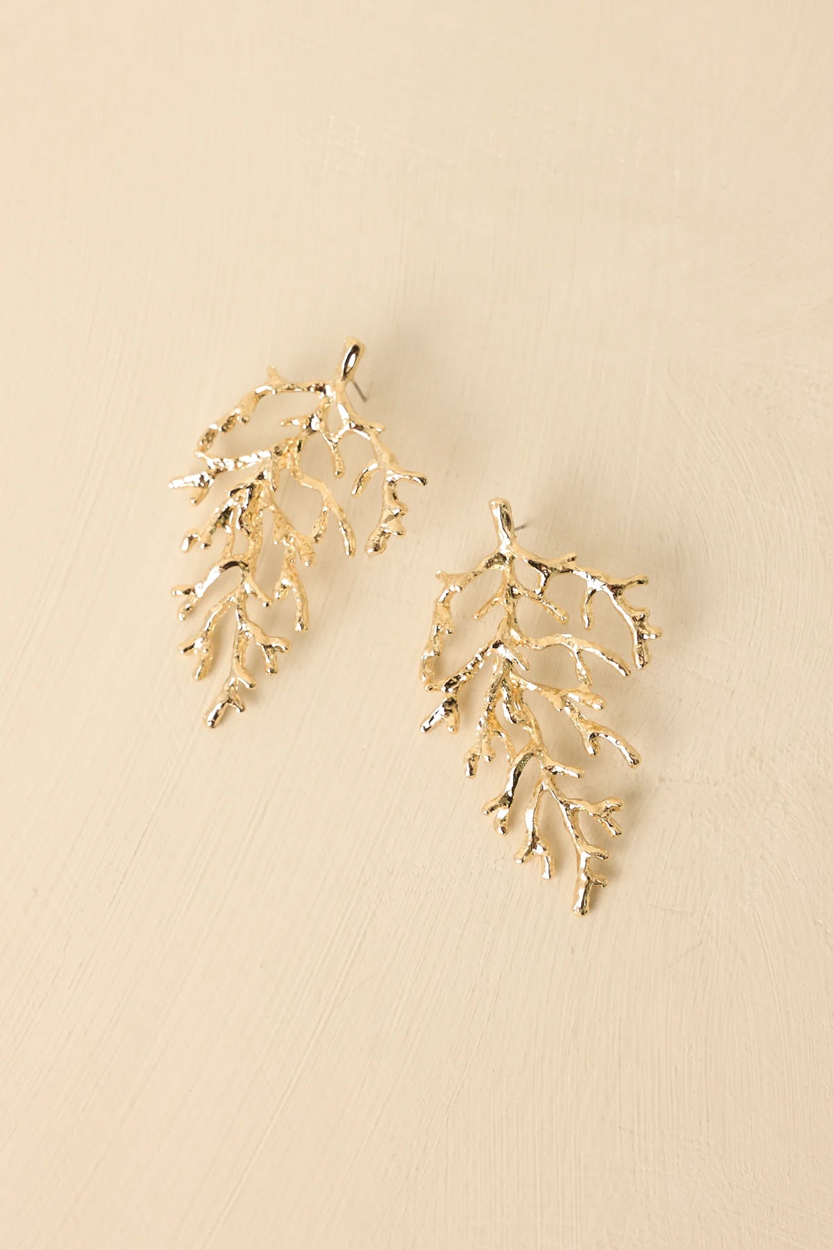 Coral Drop Earrings