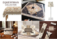 NEW NEOPRENE Saddles & Silk Mahjong Mat | Equestrian