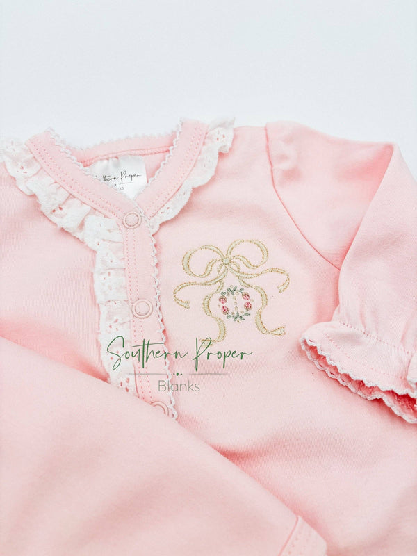 Footies - Lace trim