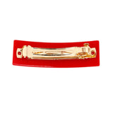 Ohio State Scarlet Buckeyes Rectangle Barrette Clip