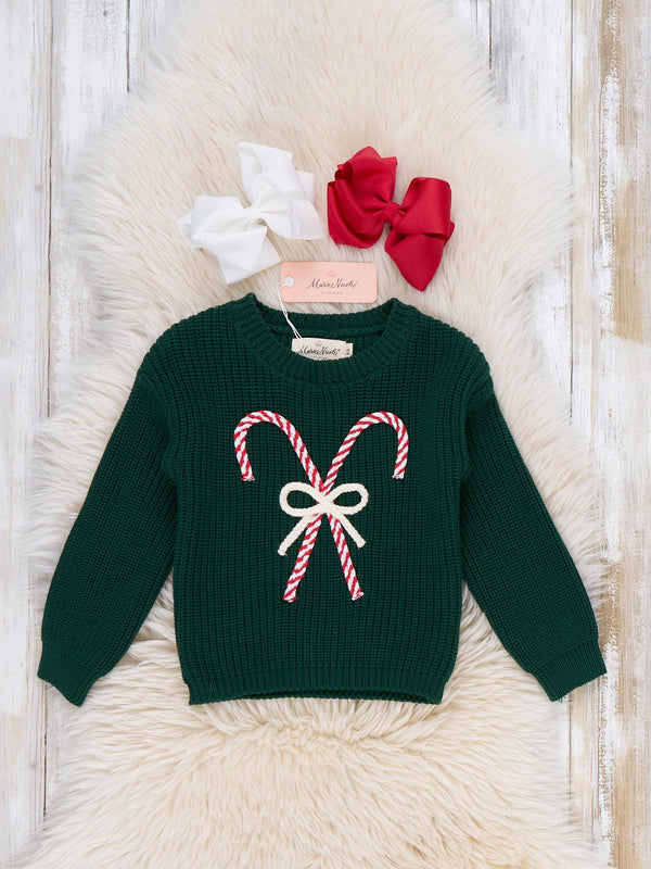 Candy Cane Promise Sweater