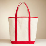 Nautical Print Everywhere Canvas Tote