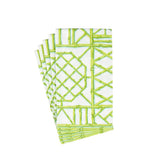 Bamboo Screen Moss Green Guest Towels