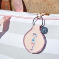 MAHJ Embroidered Keychain