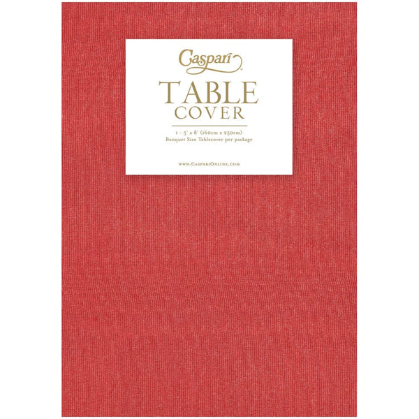 MOIRE RED-PAPER LINEN Tablecloth 8x5