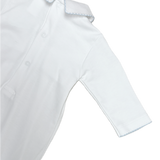 Boys Hand Smocked Footie 100% Pima Celine & Tom Collection