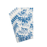 Hunting Toile Blue Guest Towels