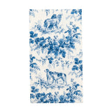 Hunting Toile Blue Guest Towels