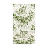 Hunting Toile Evergreen Guest Towel