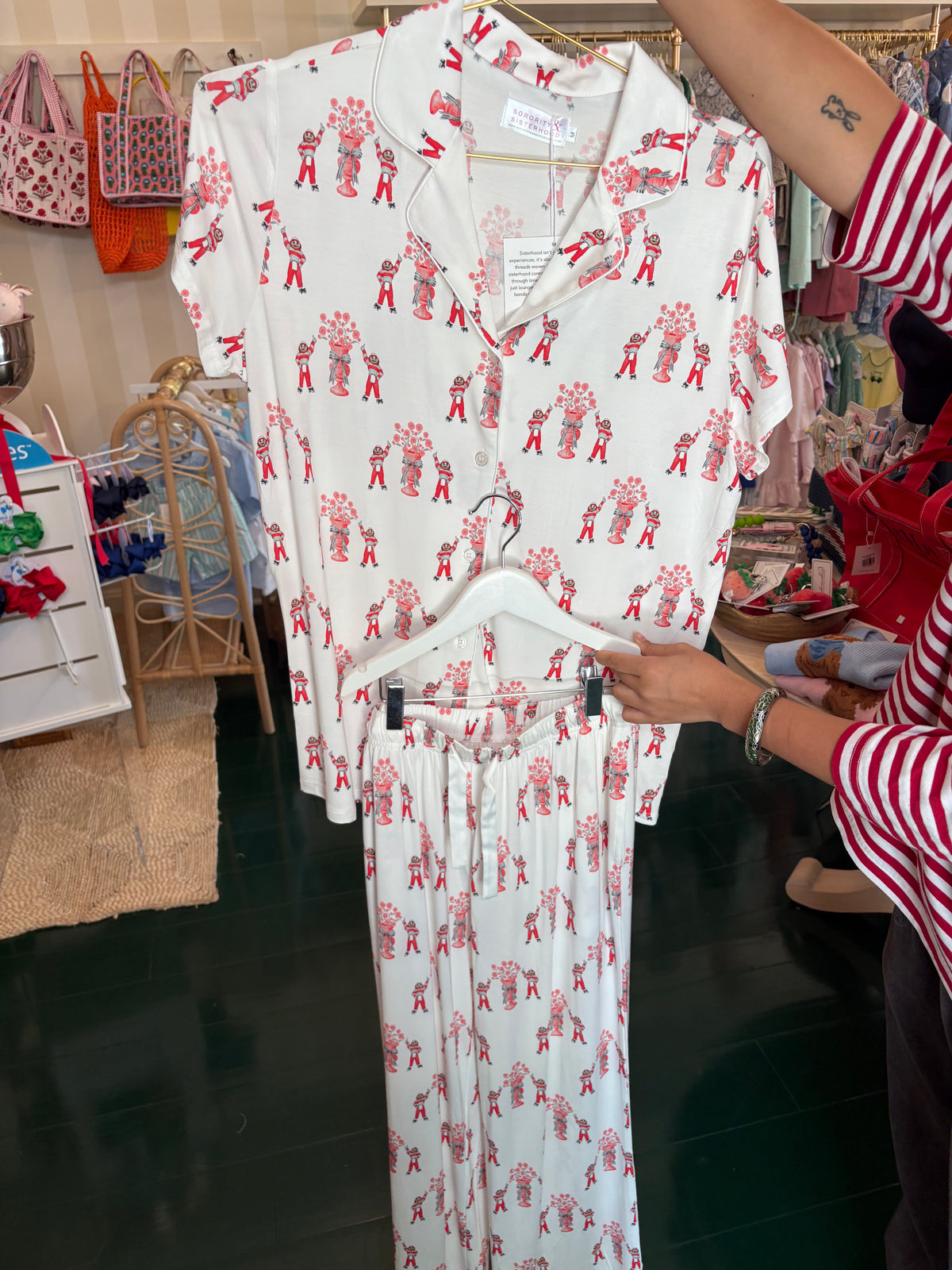 Gameday Heirloom Pajama Shorts Set- Ohio State