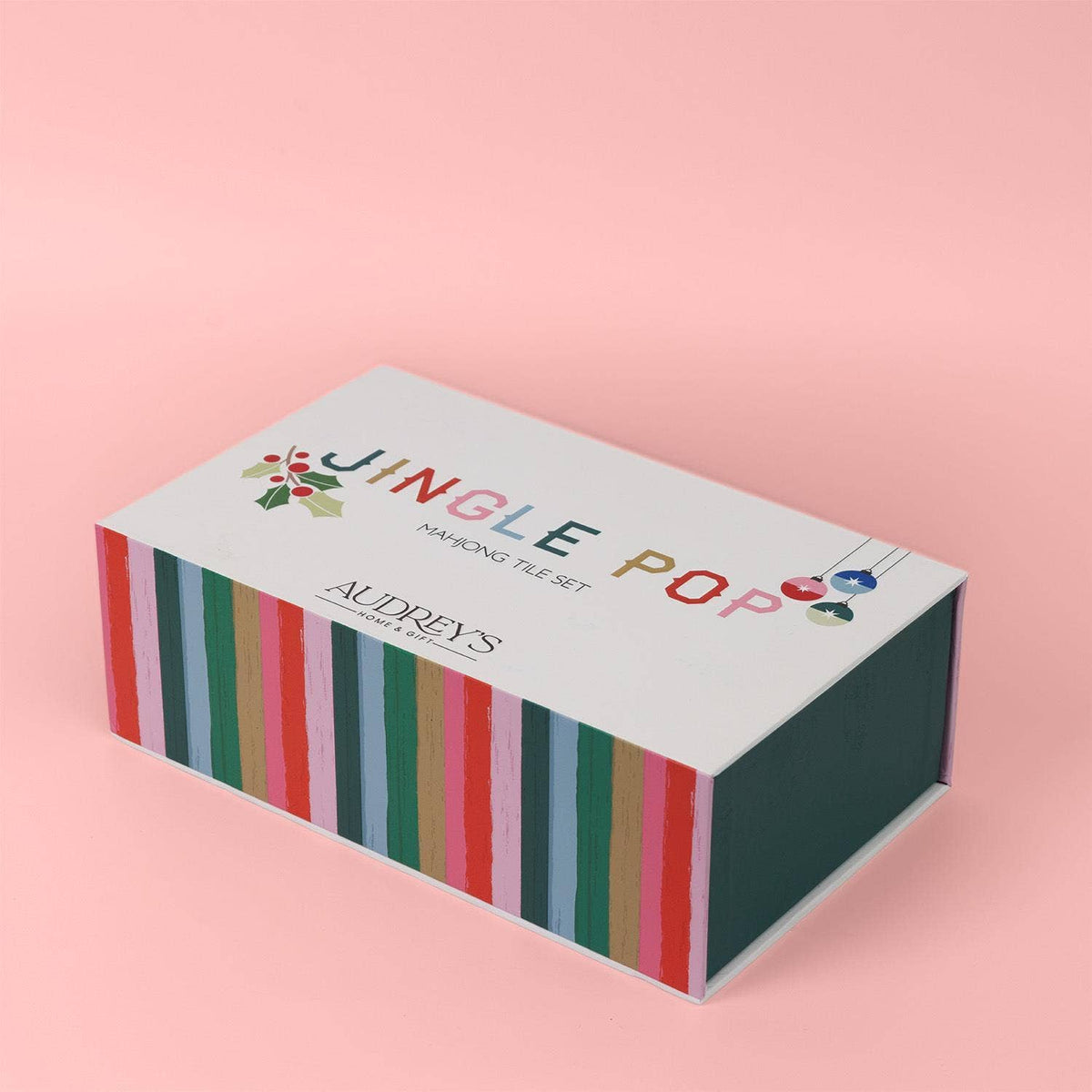 Jingle Pop Mahjong Set 160 Tiles (Pk/02) - Christmas Mahjong