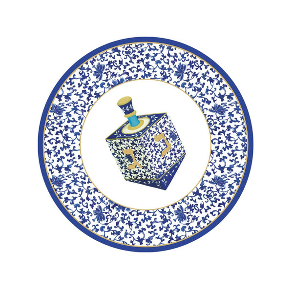 PATTERNED DREIDELS plates