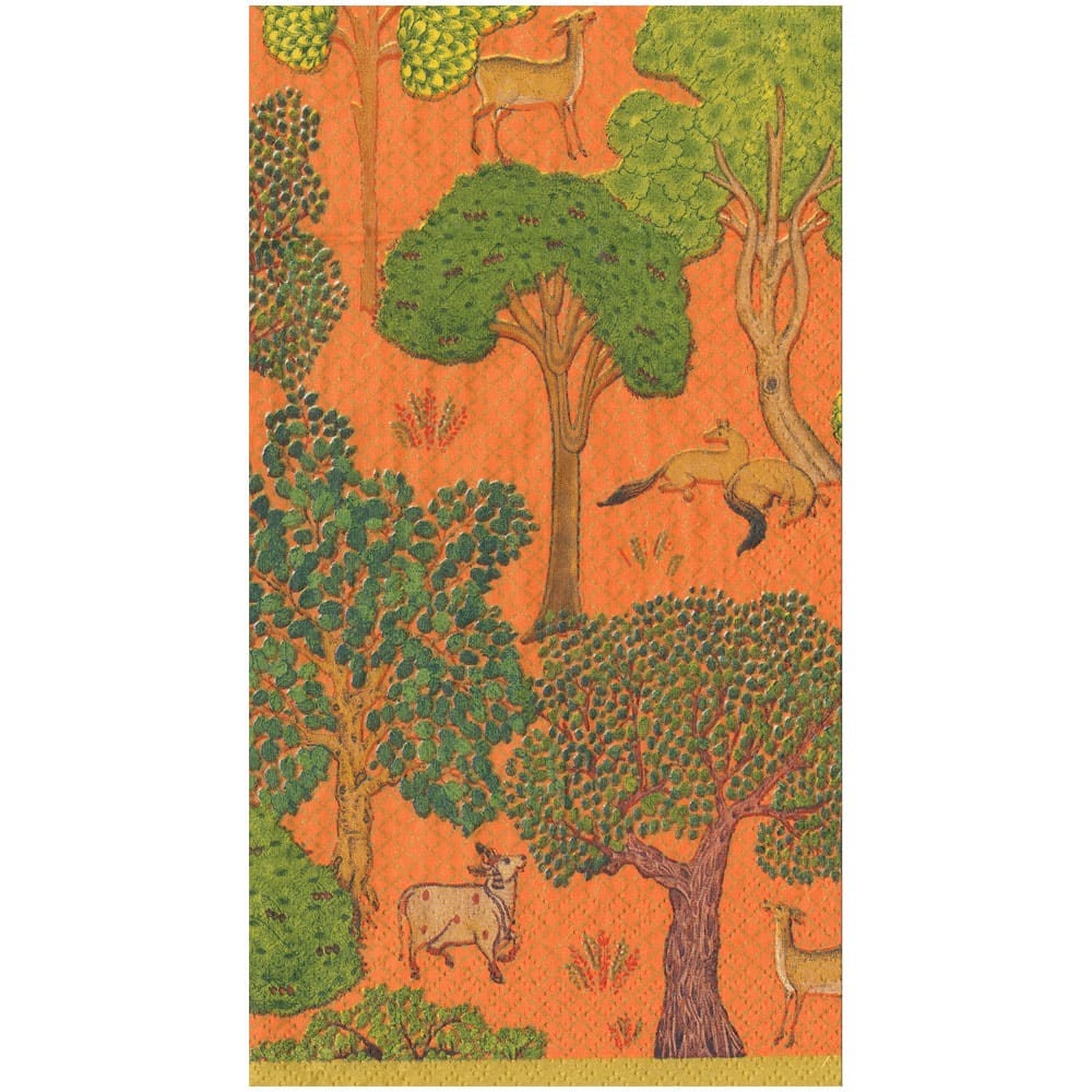 ARCADIAN FOREST ORANGE Paper Hand Towels
