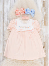 Country Ribbon Embroidered Dress