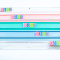 MAHJONG RACKS | Premium Acrylic | 4 Racks + 4 Pushers: Tortoiseshell
