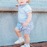 Olivia Blue Floral Bloomers