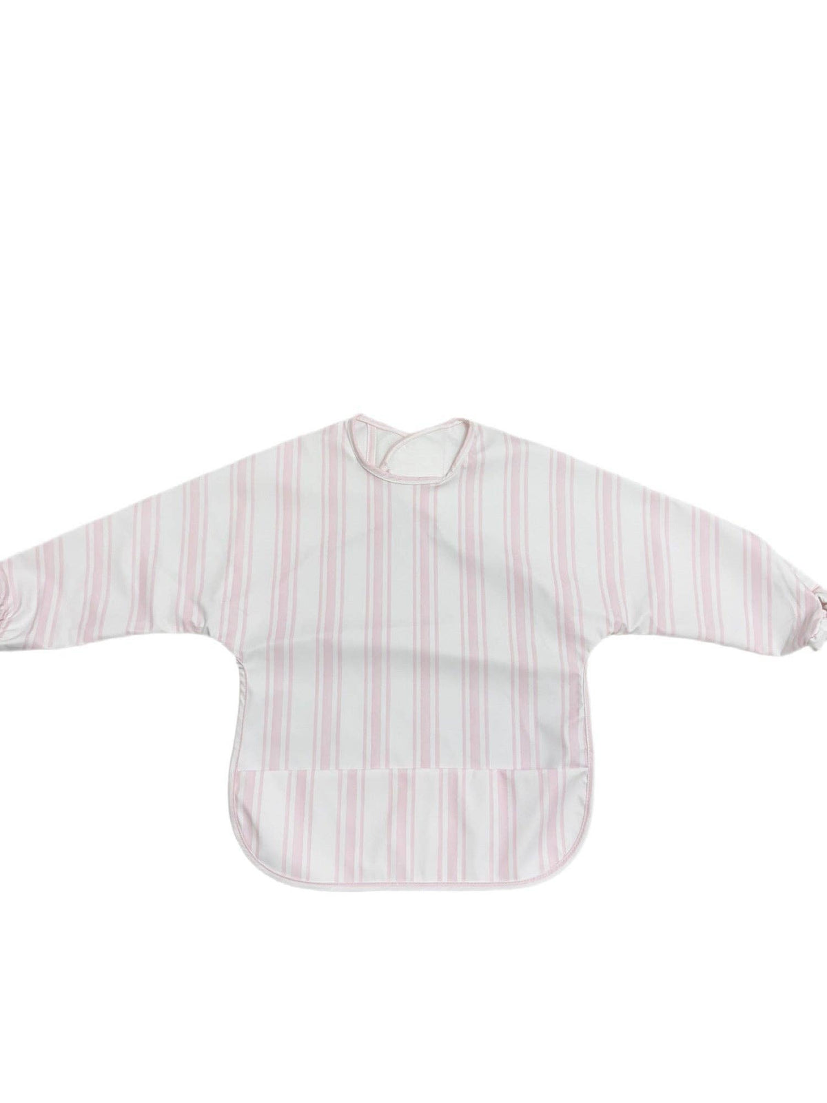 Signature Catch All Bib - Light Pink Stripe