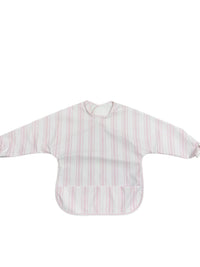 Signature Catch All Bib - Light Pink Stripe