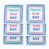 Mahjong Cocktail Napkins - 50-Pack | 5'' x 5'' folded Mahjongg Luxury, Linen-Feel, Disposable Drink Napkins| Eco-Friendly, Super Absorbent