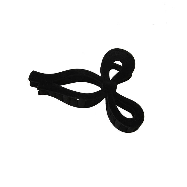Retro Velvet Bow Clip