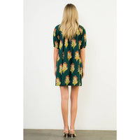 Floral Print V-Neck Dress