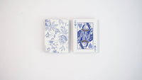Blue Floral Canasta Cards with Points