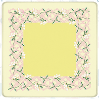 Magnolia Trellis Mahjong Mat