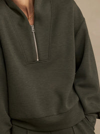 Davidson Sweatshirt- Olive Marl