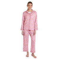 Gingerbread Lane Print Jersey Printed Pajamas