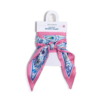 Mahjong Printed Twilly Scarf