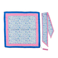 Mahjong Printed Twilly Scarf