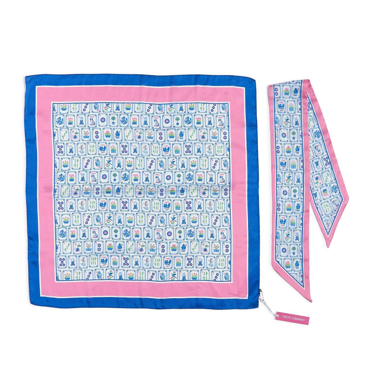 Mahjong Square Scarf