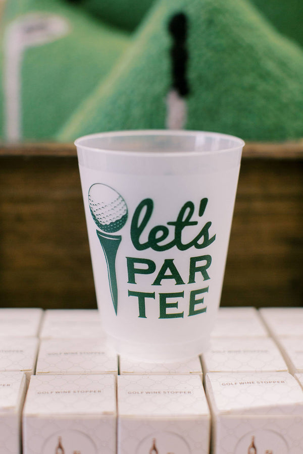 Let's ParTee Golf Frosted Cups