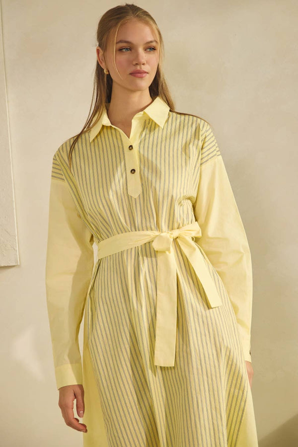 Long-sleeve Shirt Dress