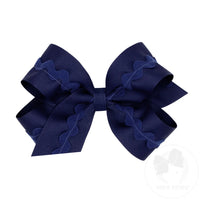 Wee Ones Medium bow with Ricrac