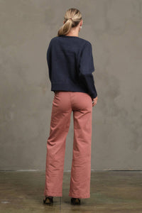 Vintage Seam Wide Denim - RB1056
