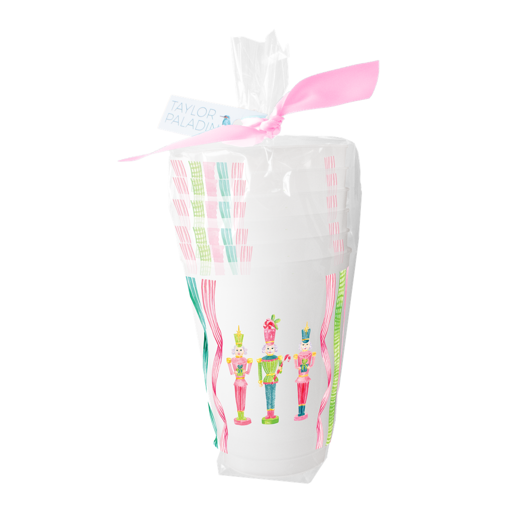 Vintage Nutcrackers Frosted Cup