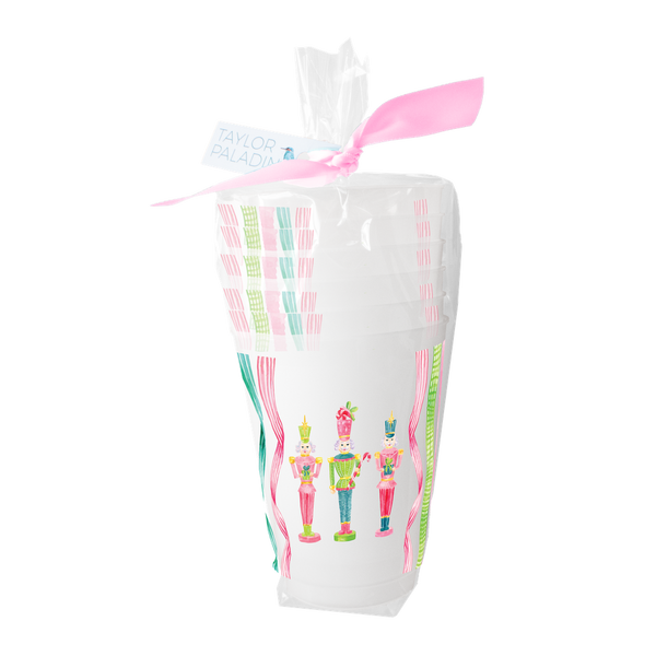 Vintage Nutcrackers Frosted Cup