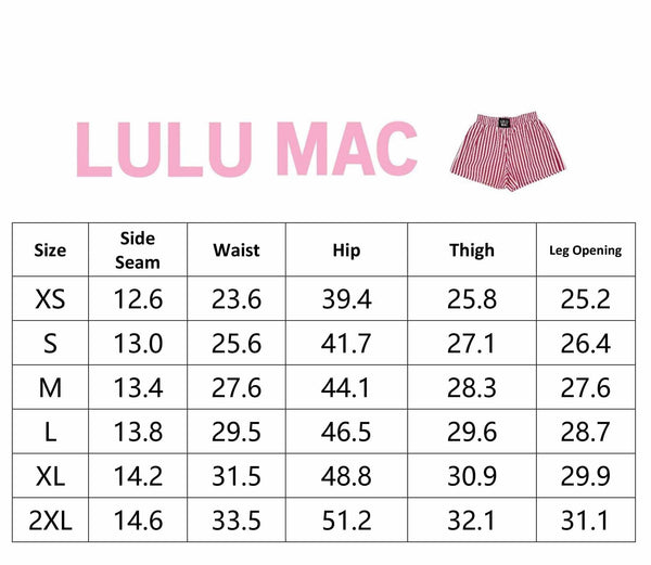 Navy Striped Boxer Short