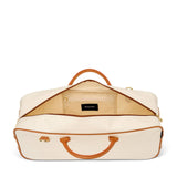 "Margo" Natural Mahjong Tote (Personalizable)
